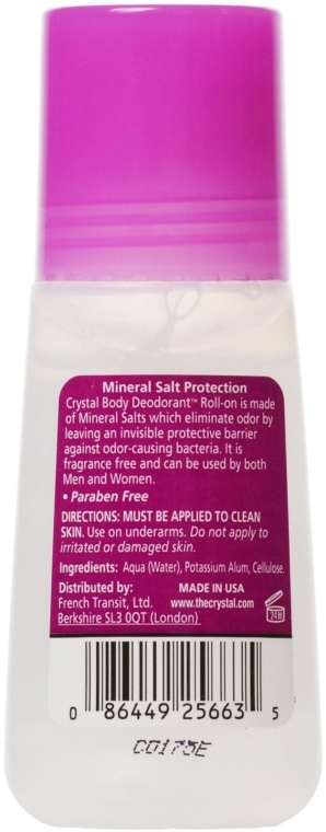 Роликовый дезодорант - Crystal Body Deodorant Roll-On Deodorant — фото N7
