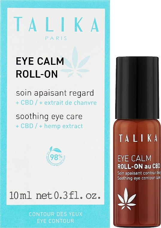 Роликова сироватка для шкіри навколо очей - Talika Eye Calm Roll-on Soothing Eye Care — фото N2