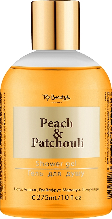 Гель для душу "Peach & Patchouli" - Top Beauty Shower Gel — фото N1