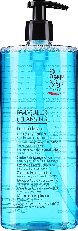 Лосьон для снятия макияжа глаз с васильком - Peggy Sage Soft Make-up Remover Lotion — фото N3