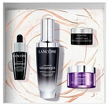 Парфумерія, косметика Набор - Lancome Advanced Genifique Set (ser/50 ml + ser/10 ml + eye/cr/5 ml + f/cr/15 ml)