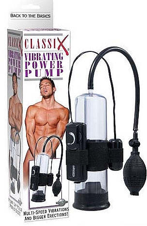 Вакуумна помпа з вібрацією для чоловіків - PipeDream Classix Vibrating Power Pump — фото N2