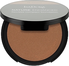 Кремова тональна основа для обличчя - IsaDora Nature Enhanced Flawless Compact Foundation — фото N1