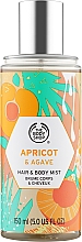 Парфумерія, косметика Спрей для волосся й тіла "Абрикоса й агава" - The Body Shop Apricot & Agave Hair & Body Mist