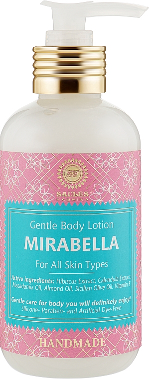 Лосьон для тела "Мирабелла" - Saules Fabrika Body Lotion