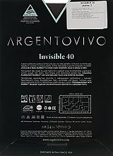 Колготки  "Invisible" 40 DEN, platino - Argentovivo — фото N2