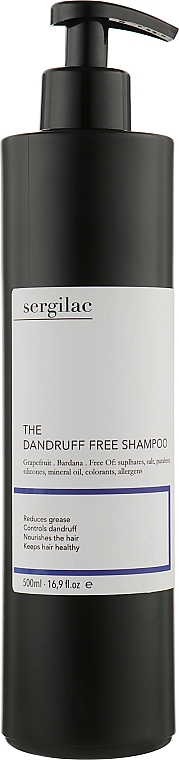 Шампунь против перхоти - Sergilac The Dandruff Free Shampoo