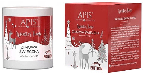 Натуральная соевая свеча - APIS Professional Winter Time Natural Soy Candle — фото N1