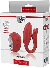 Вибратор для пар, красный - Dream Toys Red Revolution Pandora  — фото N3