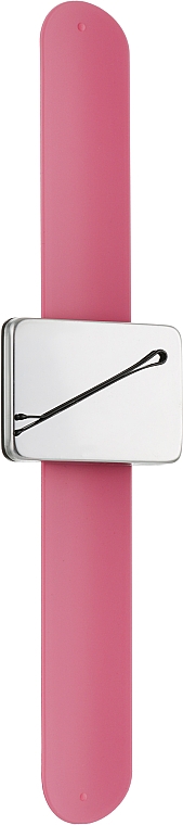 Магнітний браслет на руку для шпильок та невидимок, 21129, рожевий - SPL — фото N1