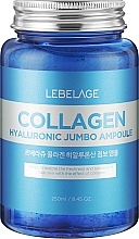 Парфумерія, косметика Сироватка для обличчя з колагеном, зволожувальна - Lebelage Collagen Hyaluronic Jumbo Ampoule