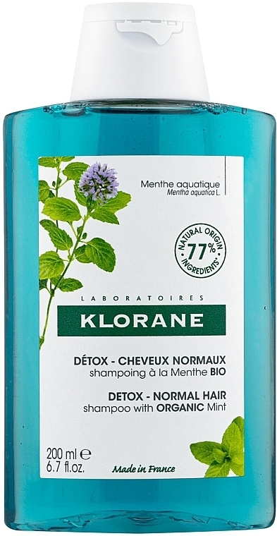 Шампунь-детокс - Klorane Anti-Pollution Detox Shampoo With Aquatic Mint — фото N1