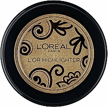 Духи, Парфюмерия, косметика Хайлайтер для лица - L'Oreal Paris Golden Highlighter Powder