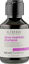 Шампунь від жовтизни волосся - Alter Ego Silver Maintain Shampoo — фото N1