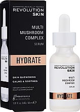 Комплексна сироватка для обличчя - Revolution Skincare Serum Multi Mushroom Complex Hydrate — фото N2