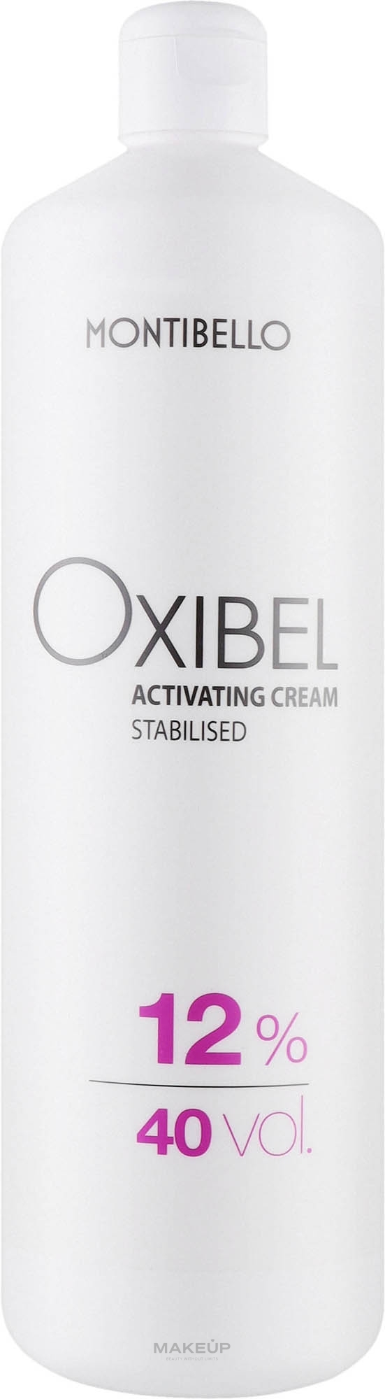Окисляющий крем для волос, 40 vol 12% - Montibello Oxibel Activating Cream  — фото 1000ml