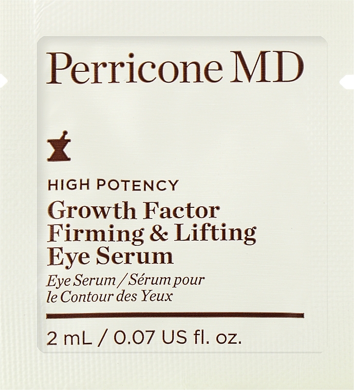 Сироватка для шкіри навколо очей - Perricone MD High Potency Growth Factor Firming & Lifting Eye Serum (пробник) — фото N1