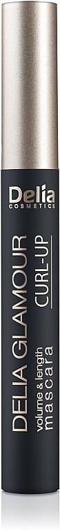 Підкручуюча туш для вій - Delia Volume Glamour&Length Mascara Curl-UP  — фото N1