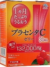 Японская питьевая плацента в форме желе со вкусом ацеролы - Earth Placenta C Jelly Acerola  — фото N3