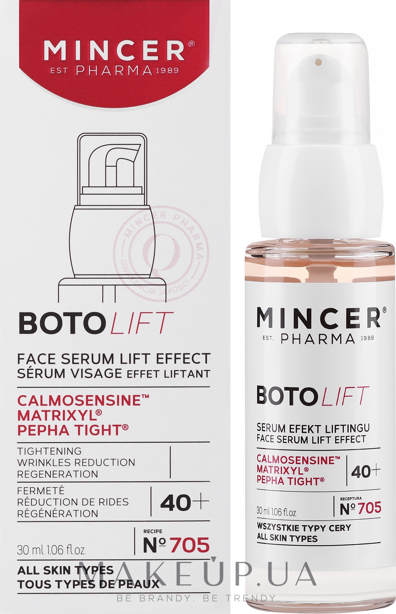 Сыворотка для лица с эффектом лифтинга - Mincer Pharma Serum Facial Lifting Effect — фото 30ml