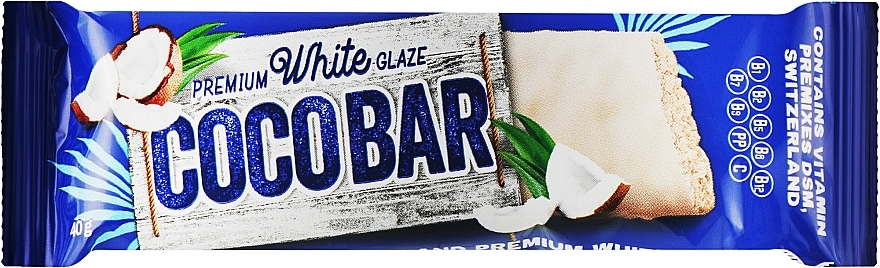 Батончик в белой кондитерской глазури - Vitapak Coco Bar