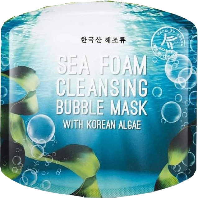Очищувальна бульбашкова маска для обличчя з водоростями - Avon K-Beauty Sea Foam Cleansing Bubble Mask — фото N1