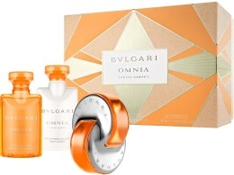 Духи, Парфюмерия, косметика Bvlgari Omnia Indian Garnet - Набор (edt 40ml + b/l 40ml + s/g 40ml)