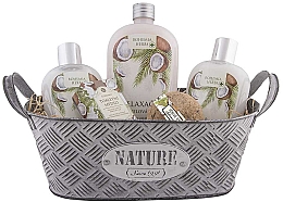 Духи, Парфюмерия, косметика Набор, 5 продуктов - Bohemia Gifts Bohemia Herbs Coconut Gift Tin Box