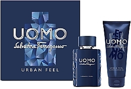 Парфумерія, косметика Salvatore Ferragamo Uomo Urban Feel - Набір (edp/50ml + sh/gel//50ml)