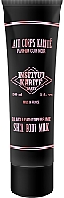 Парфумерія, косметика Молочко для тіла - Institut Karite Black Leather Shea Body Milk (міні)