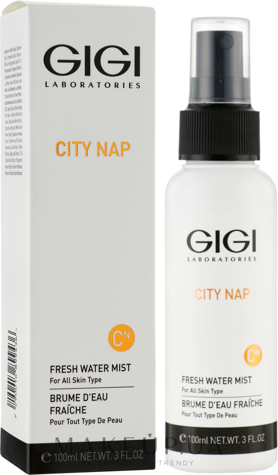 Есенція-спрей, освіжальна - Gigi City Nap Fresh Water Mist — фото 100ml