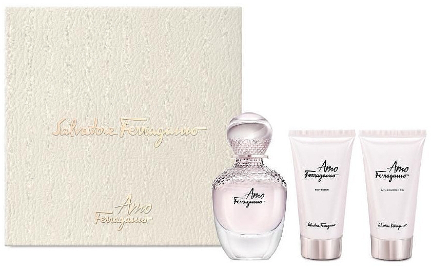 Salvatore Ferragamo Amo Ferragamo - Набор (edp/50ml + sh/gel//50ml + b/lot/50ml)