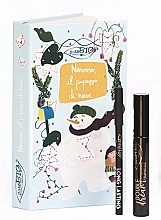 Набор "Снеговик" - PuroBio Cosmetics Christmas Box The Snowman (mascara/11ml + eye/pencil/1.3g) — фото N1