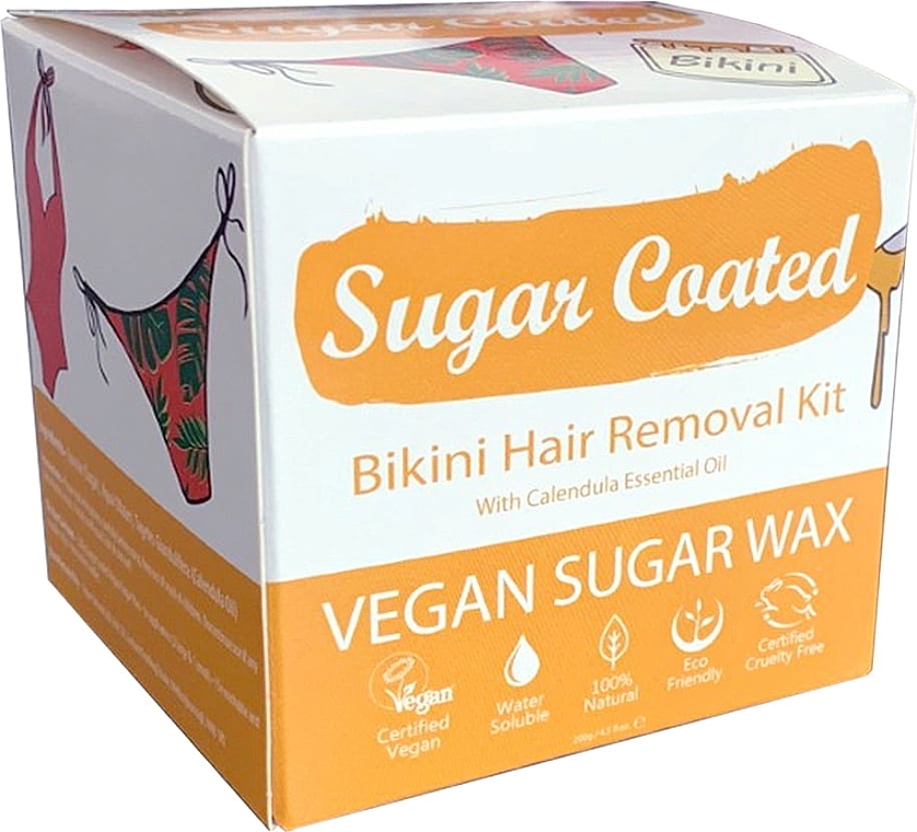 Набір для депіляції зони бікіні - Sugar Coated Bikini Hair Removal Kit — фото N1