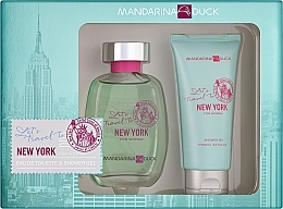 Духи, Парфюмерия, косметика Mandarina Duck Let's Travel To New York For Woman - Набор (edt/100ml + sh/gel/100ml)