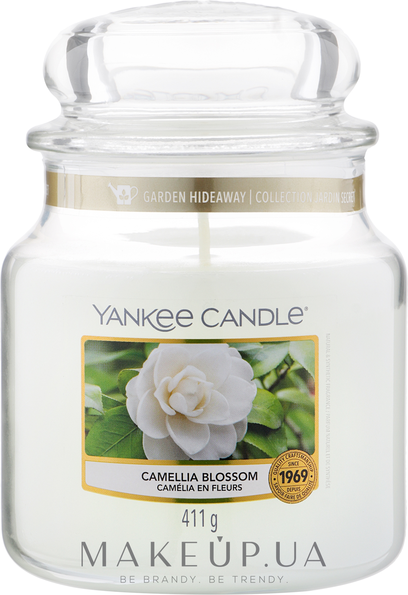 Ароматическая свеча в банке - Yankee Candle Camellia Blossom — фото 411g