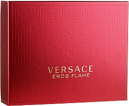 Духи, Парфюмерия, косметика Versace Eros Flame - Набор (edt/50ml + sh/gel/50ml + ash/balm/50ml)