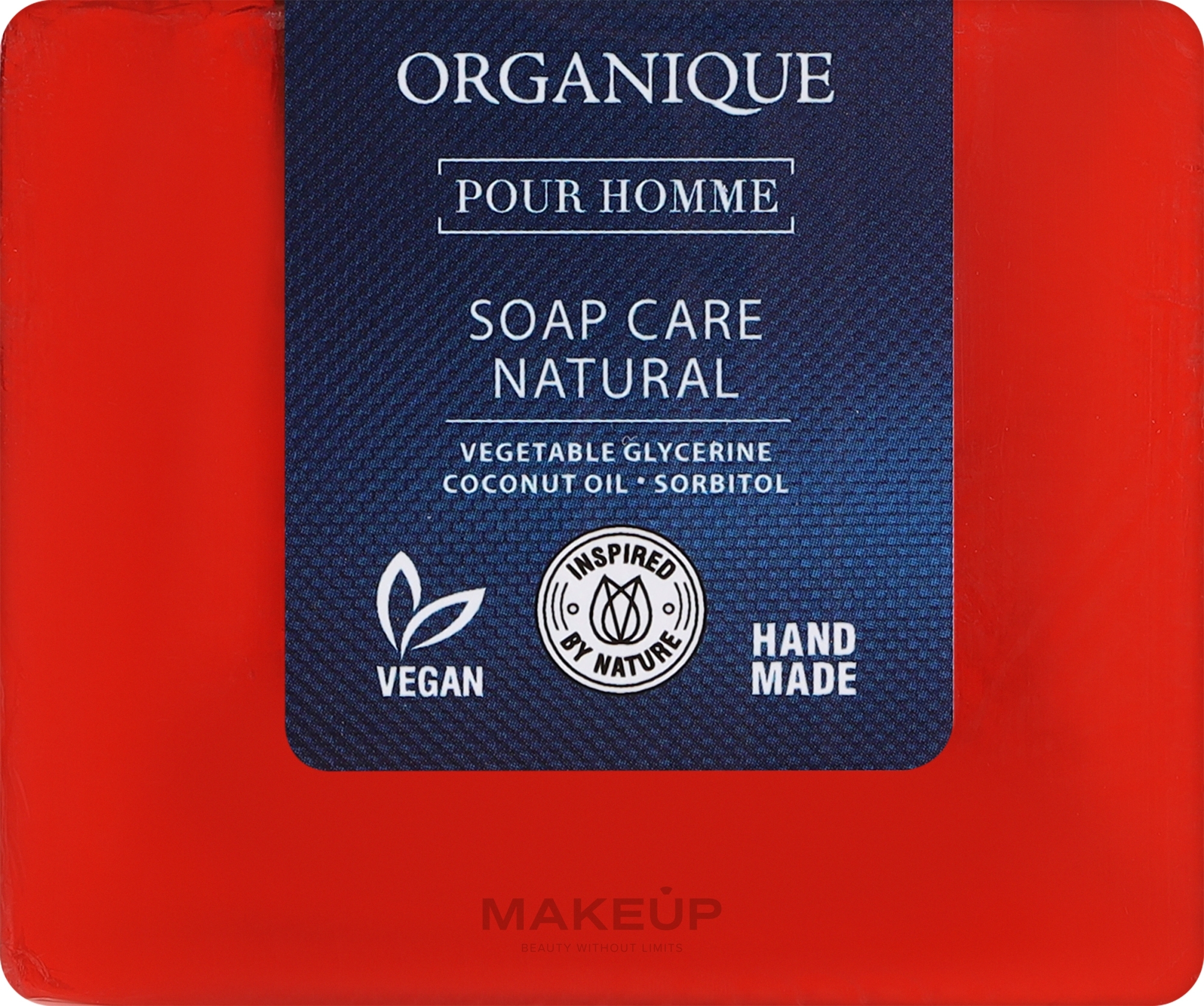 Натуральное мыло куб - Organique Soaps Pour Homme — фото 100g