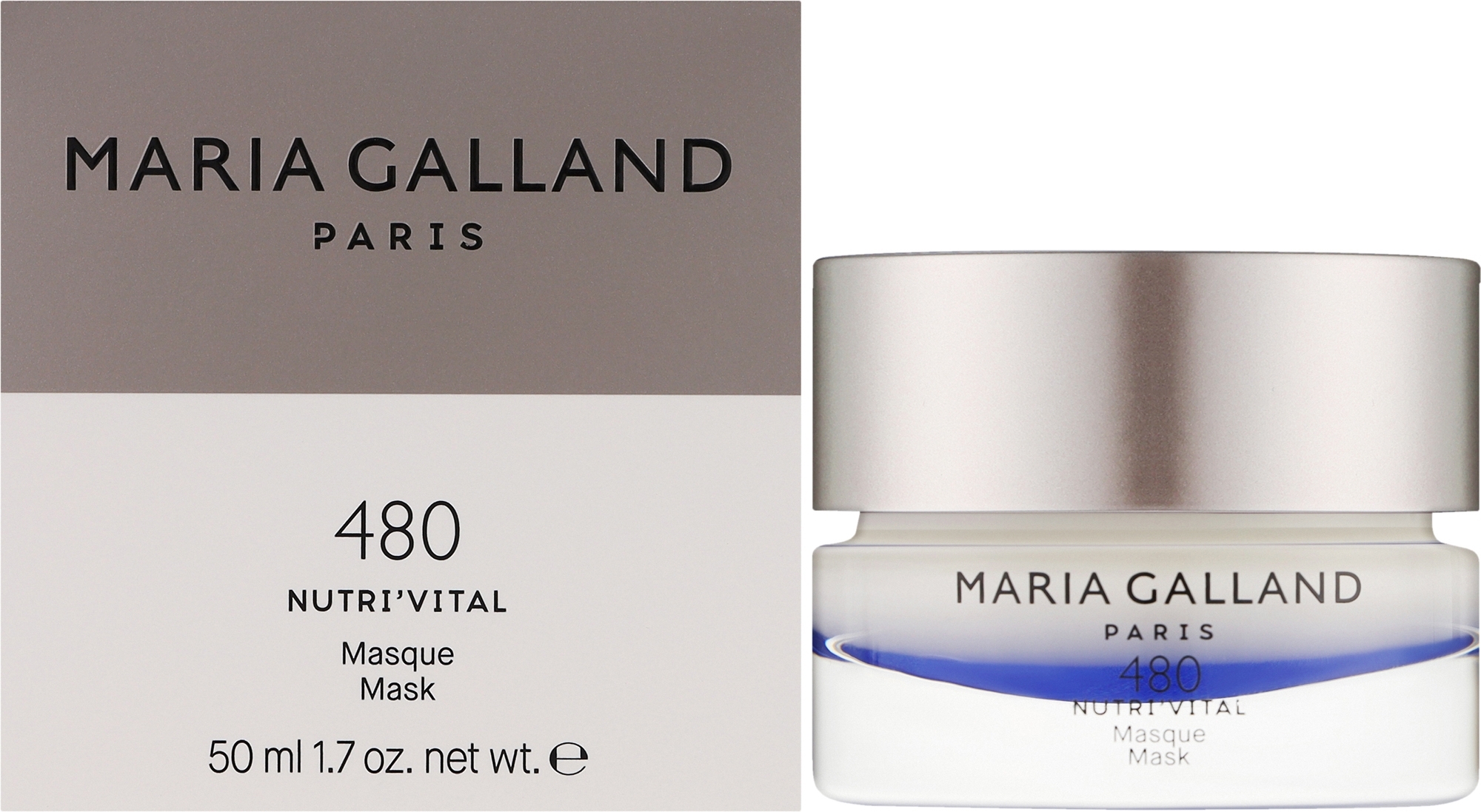 Маска для сухої шкіри обличчя - Maria Galland Paris 480 Nutri Vital Mask — фото 50ml