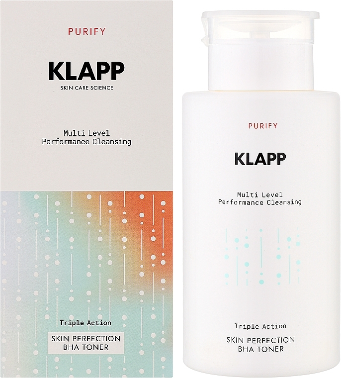 Тонік з ВНА для жирної та комбінованої шкіри - Klapp Multi Level Performance Purify Skin Perfection BHA Toner — фото N2