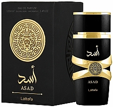 Духи, Парфюмерия, косметика Lattafa Perfumes Asad - Парфюмированная вода (пробник)