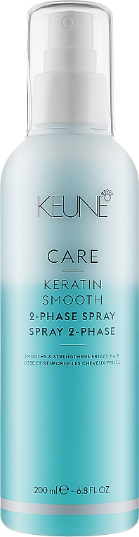 Двофазний конидціонер-спрей для волосся "Кератиновий комплекс" - Keune Care Keratin Smooth 2-Phase Spray — фото N1
