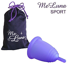 Менструальная чаша с ножкой, размер M, фиолетовый - MeLuna Sport Menstrual Cup  — фото N1