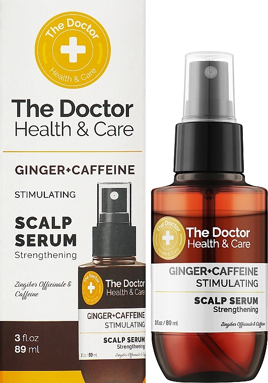 Сыворотка для кожи головы «Стимулирующая» - The Doctor Health & Care Ginger + Caffeine Stimulating Scalp Serum — фото N2