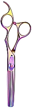 Духи, Парфюмерия, косметика Ножницы для стрижки 6.35 - Olivia Garden SilkCut Rainbow Effi 6,35 