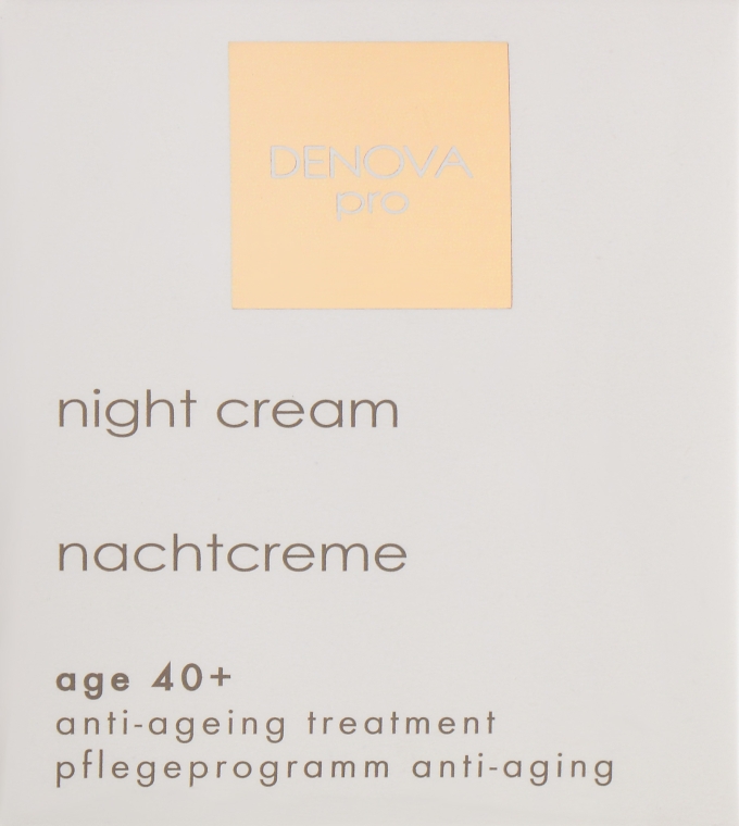 Антивозрастной ночной крем для лица - Denova Pro Anti-Age Night Cream