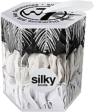Набор резинок для волос, 3 шт - W7 Cosmetics Silky Knots Diamante Silver — фото N1