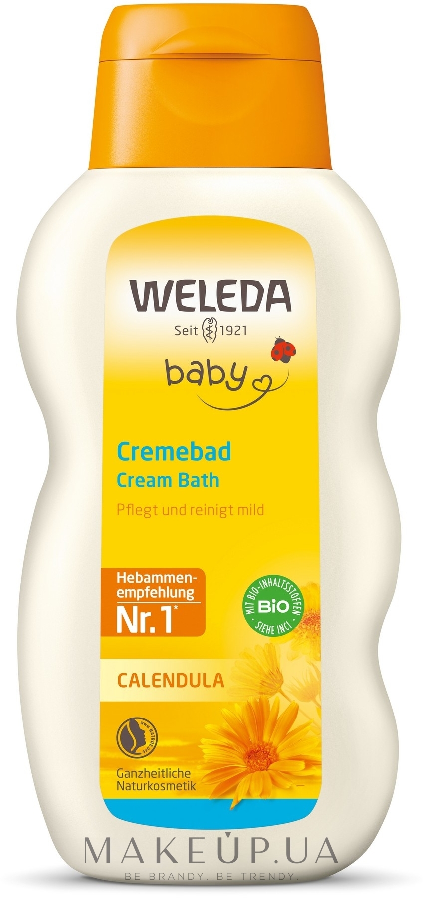 Молочко для купания младенцев - Weleda Calendula Baby Cream Bath — фото 200ml