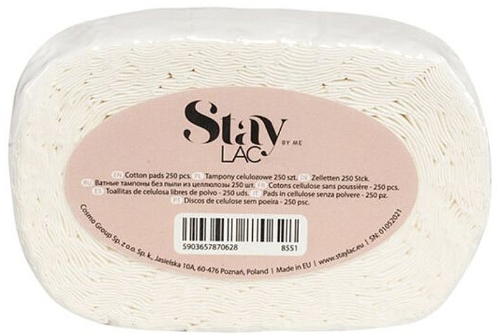 Ватные диски из целлюлозы, 250 шт. - Staylac Soft Pads — фото N1