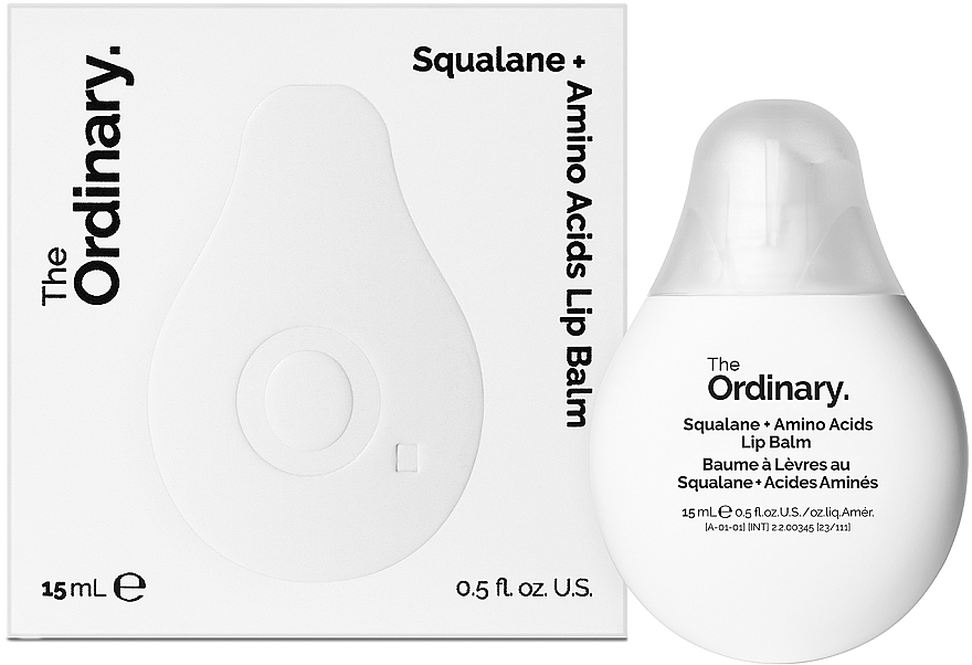 Бальзам для губ з амінокислотами та скваланом - The Ordinary Squalane + Amino Acids Lip Balm — фото N1